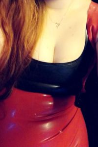 Chilling In My Red And Black Latex 🟥⬛🟥