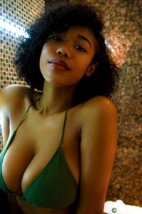 Ebony with big tits