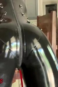 I Hope You Enjoy My Ass In Shiny Latex