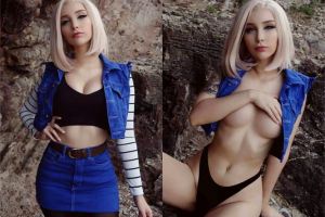 Android 18 Cosplayer:Beke Jacoba Cosplaygirl Cosplay Sexy NSW