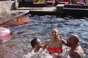 Emma Hix Invited Her Friends To The Pool… Ended Up Fucking Them