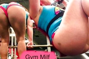 Gym Milf in Tiny Shorts