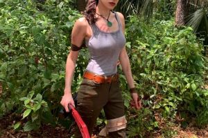Lara Croft From Tomb Raider By Michelle Reed