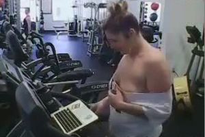 Ordered To Get Topless In The Gym For 1 Min!