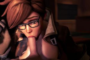 Tracer Is Delighted To Suck Some